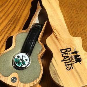 The Beatles Watch, Vintage w/ Wooden Guitar Case